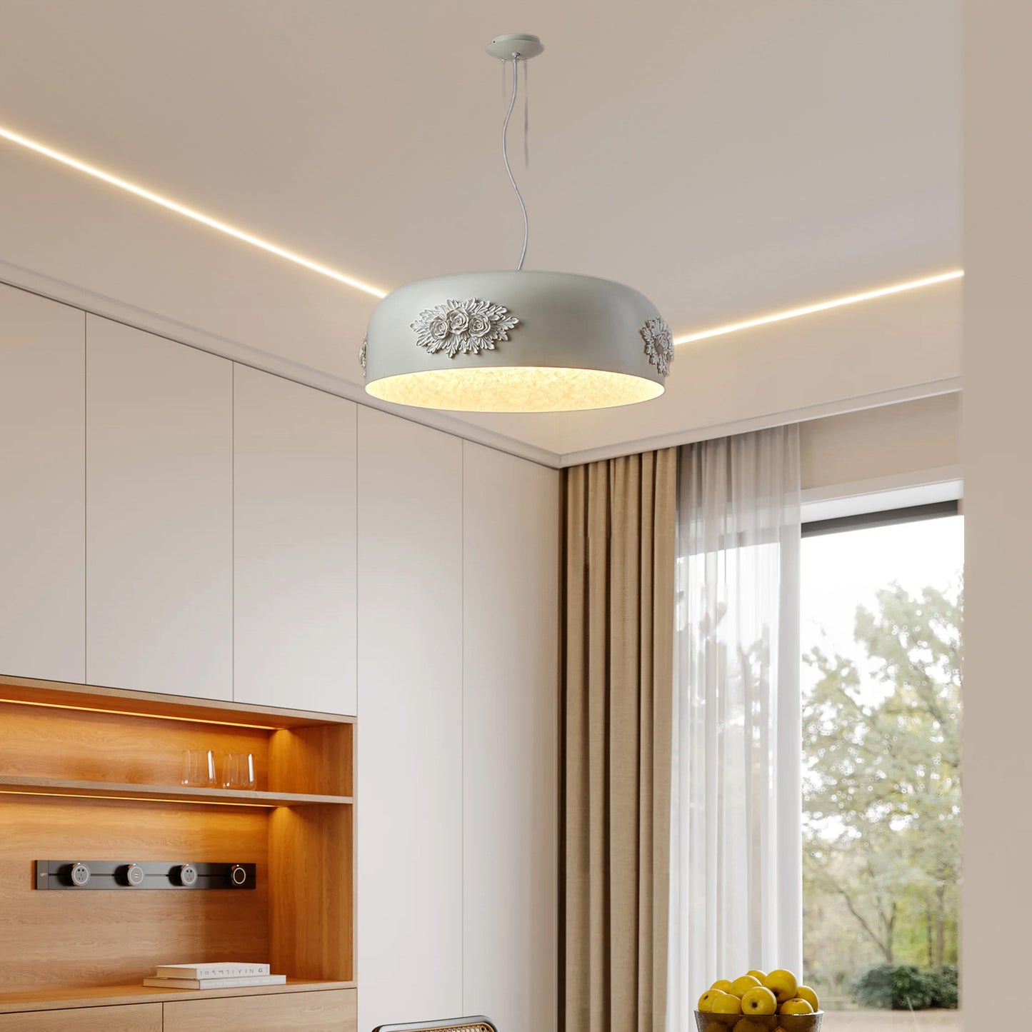 Tuzzi Luxury Metal Pendant Light