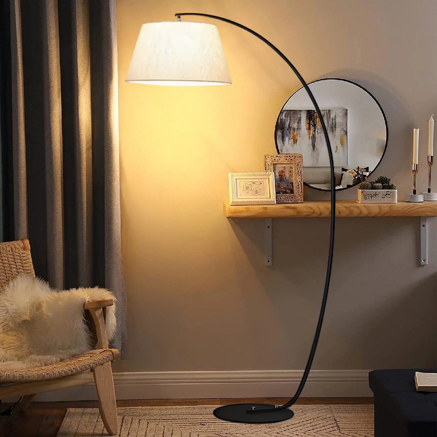 Twiggy Eclectic Metal Floor Lamp