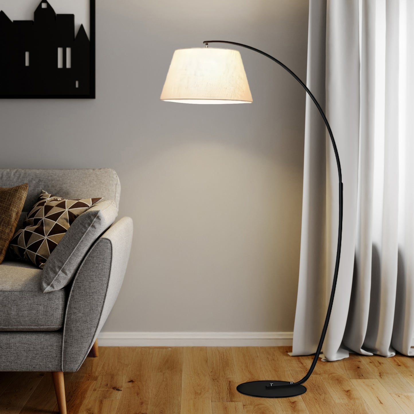 Twiggy Eclectic Metal Floor Lamp