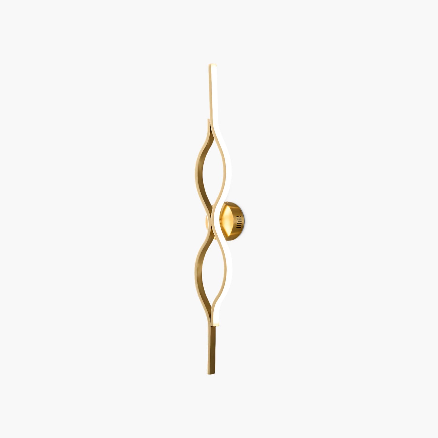 Twist Modern Brass Wall Light