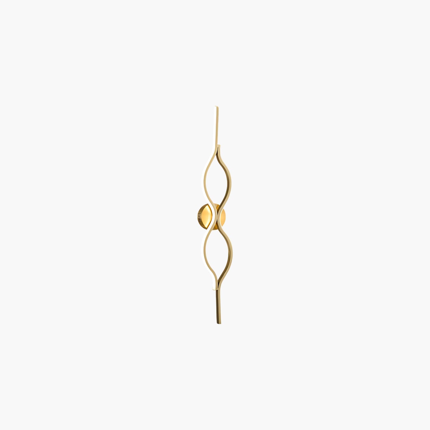 Twist Modern Brass Wall Light