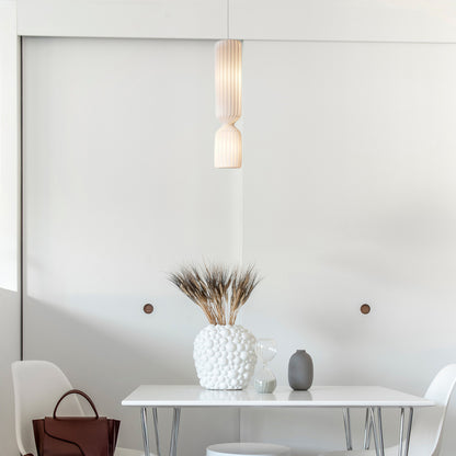 Twist Contemporary Metal Pendant Lamp