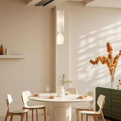 Twist Contemporary Metal Pendant Lamp