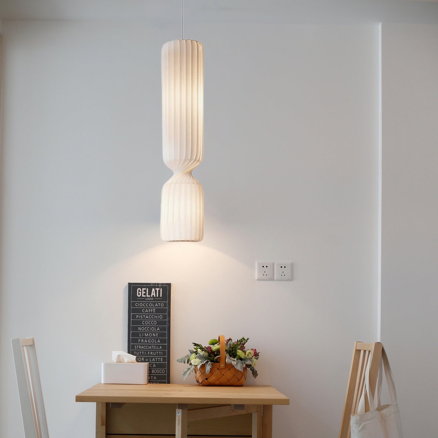 Twist Contemporary Metal Pendant Lamp