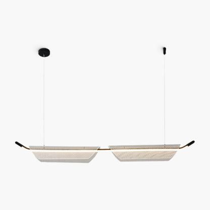 Two Boats Acrylic Contemporary Metal Pendant Light