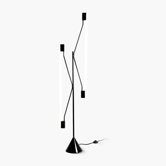 Two Tubes Modern Metal Floor Lamp