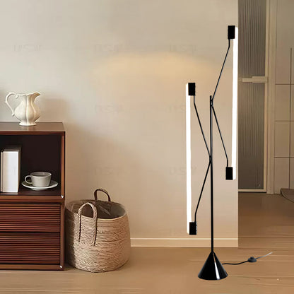 Two Tubes Modern Metal Floor Lamp