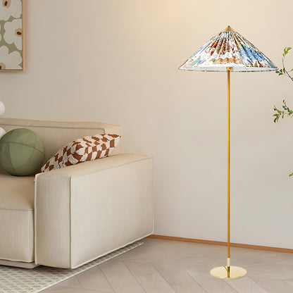 Tynell Eclectic Metal Floor Lamp