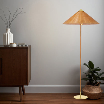 Tynell Eclectic Metal Floor Lamp