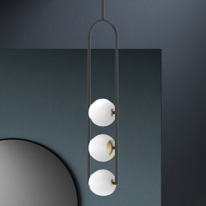 U Minimalist Crystal Pendant Lamp