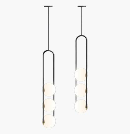 U Minimalist Crystal Pendant Lamp