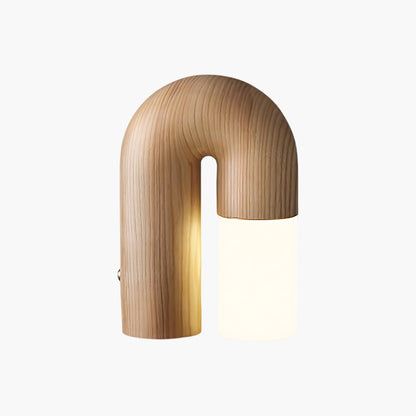 U Shaped Door Luxury Wood Table Lamp