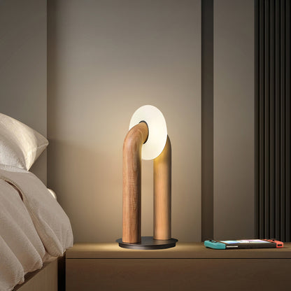 U-Shaped Xuanguang Eclectic Metal Table Lamp