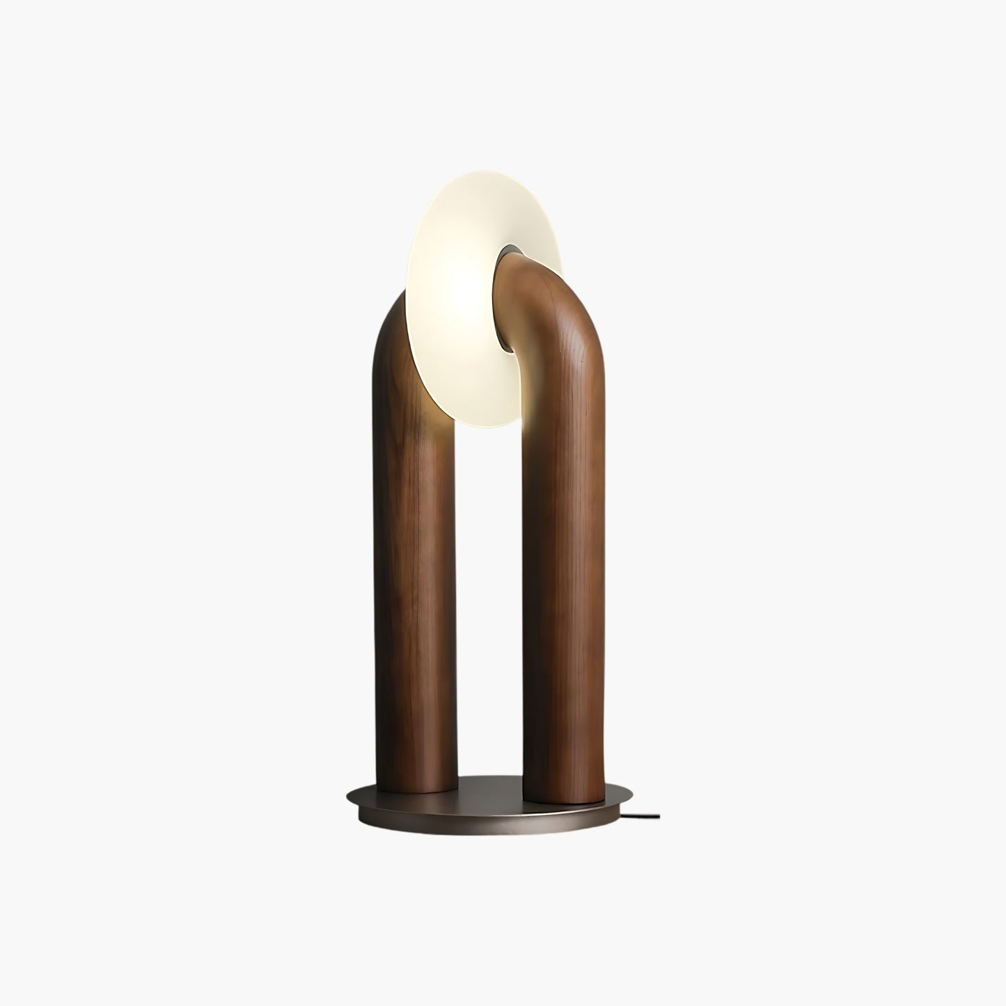 U-Shaped Xuanguang Eclectic Metal Table Lamp