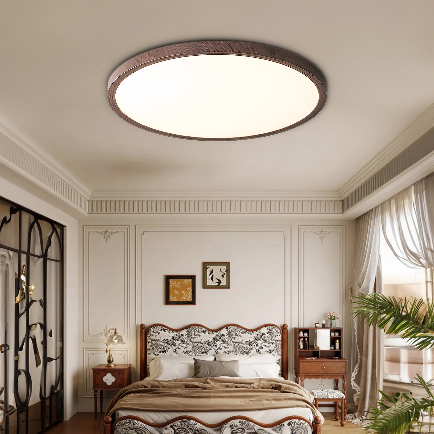 Ultrathin Round Modern Metal Ceiling Light