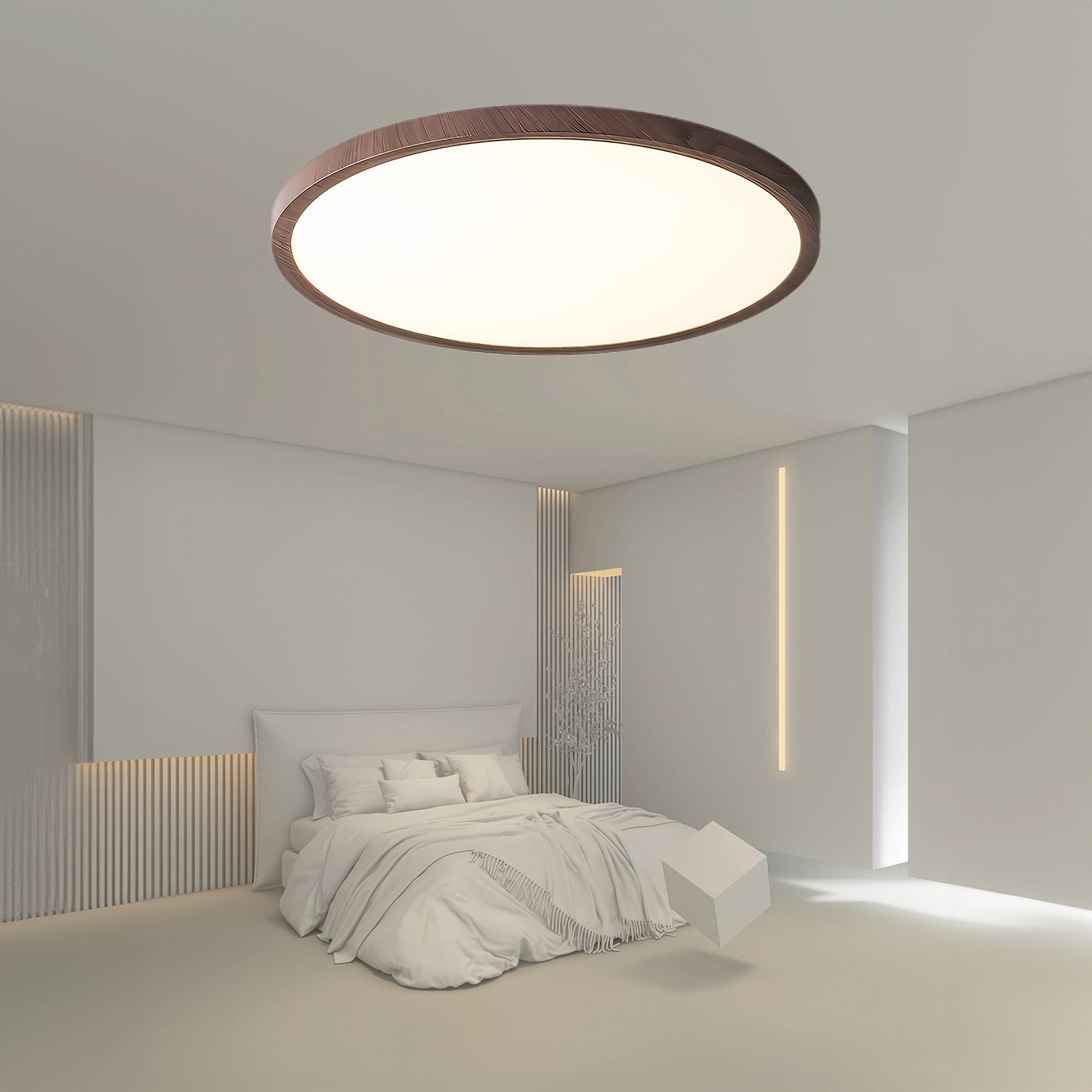 Ultrathin Round Modern Metal Ceiling Light