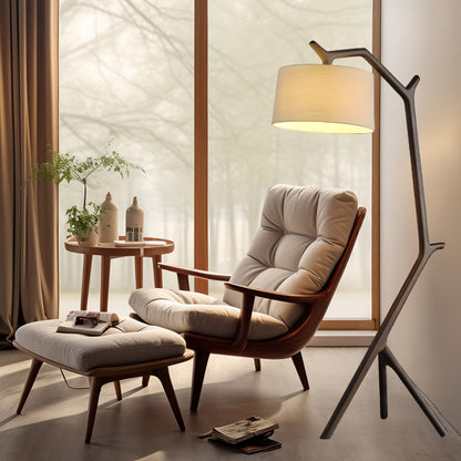 Umahi Modern Wood Floor Lamp