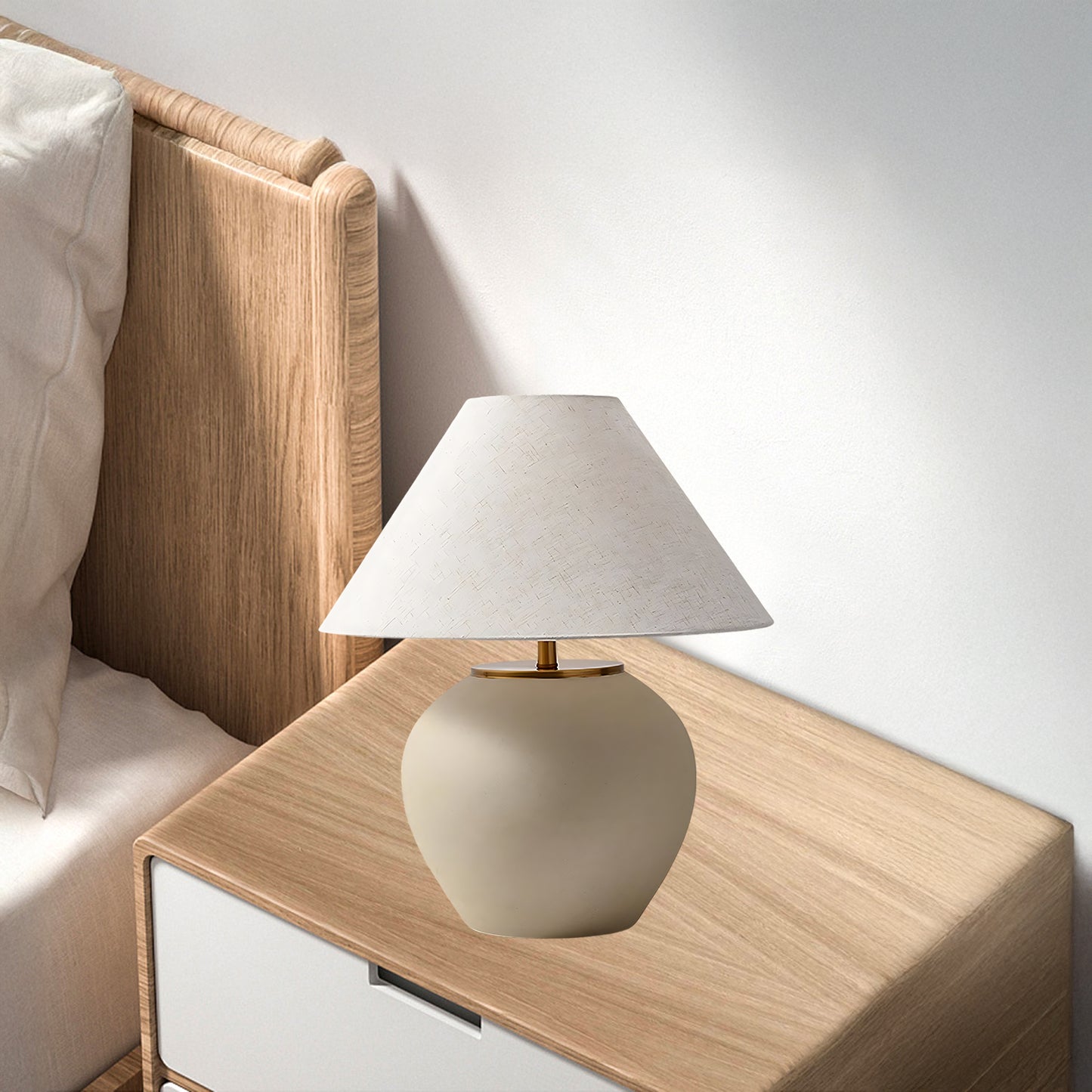 Upsala Ekeby Eclectic Metal Table Lamp