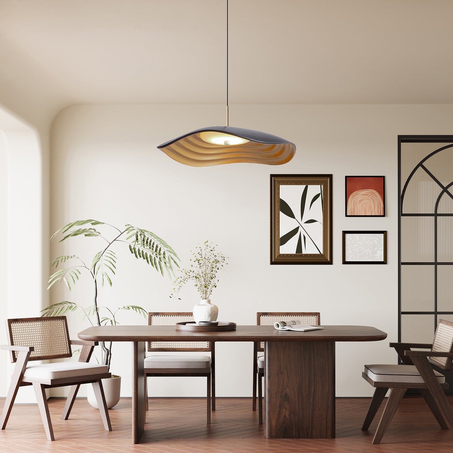 Valentina Eclectic Metal Pendant Lamp