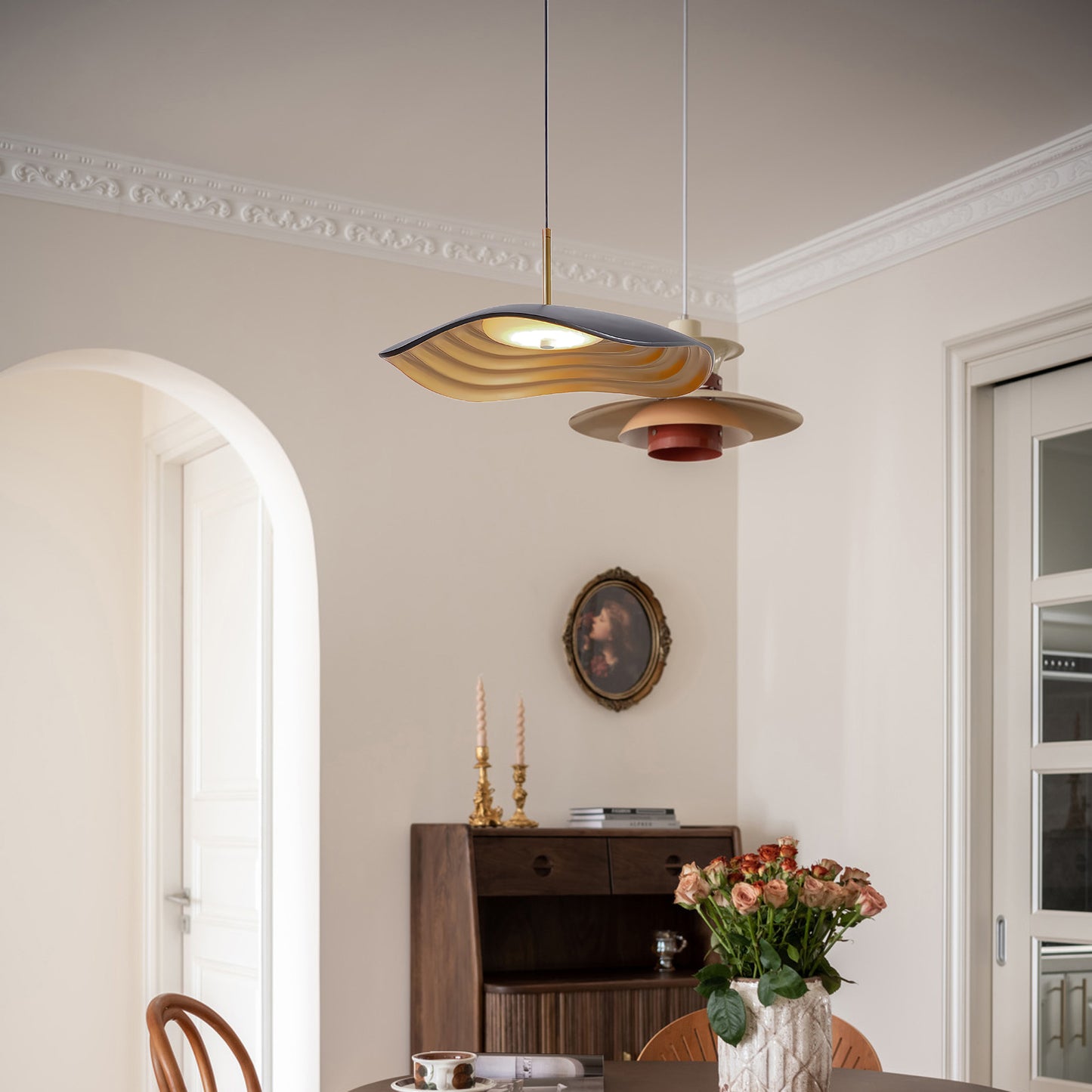 Valentina Eclectic Metal Pendant Lamp