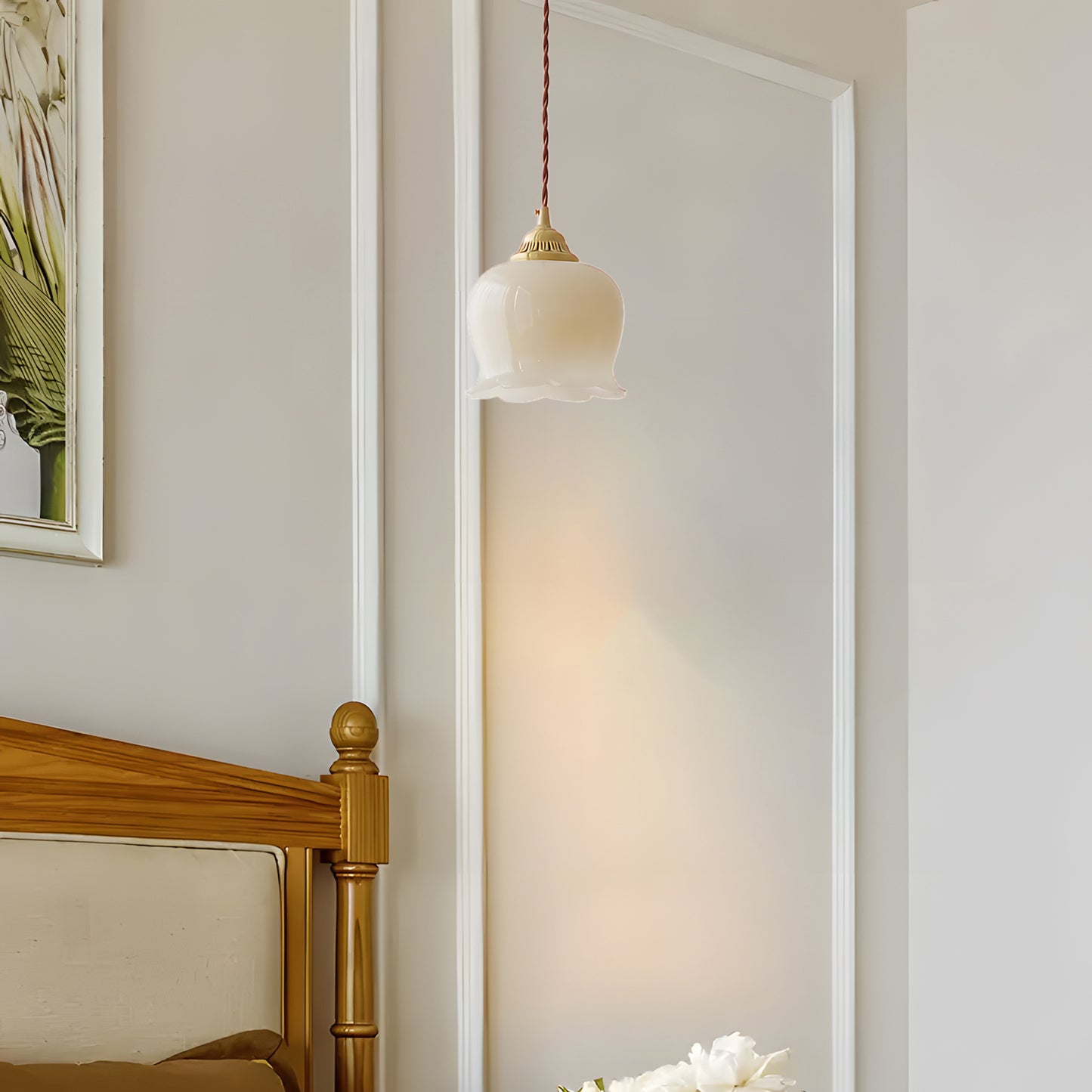 Valley flower Classic Brass Pendant Lamp