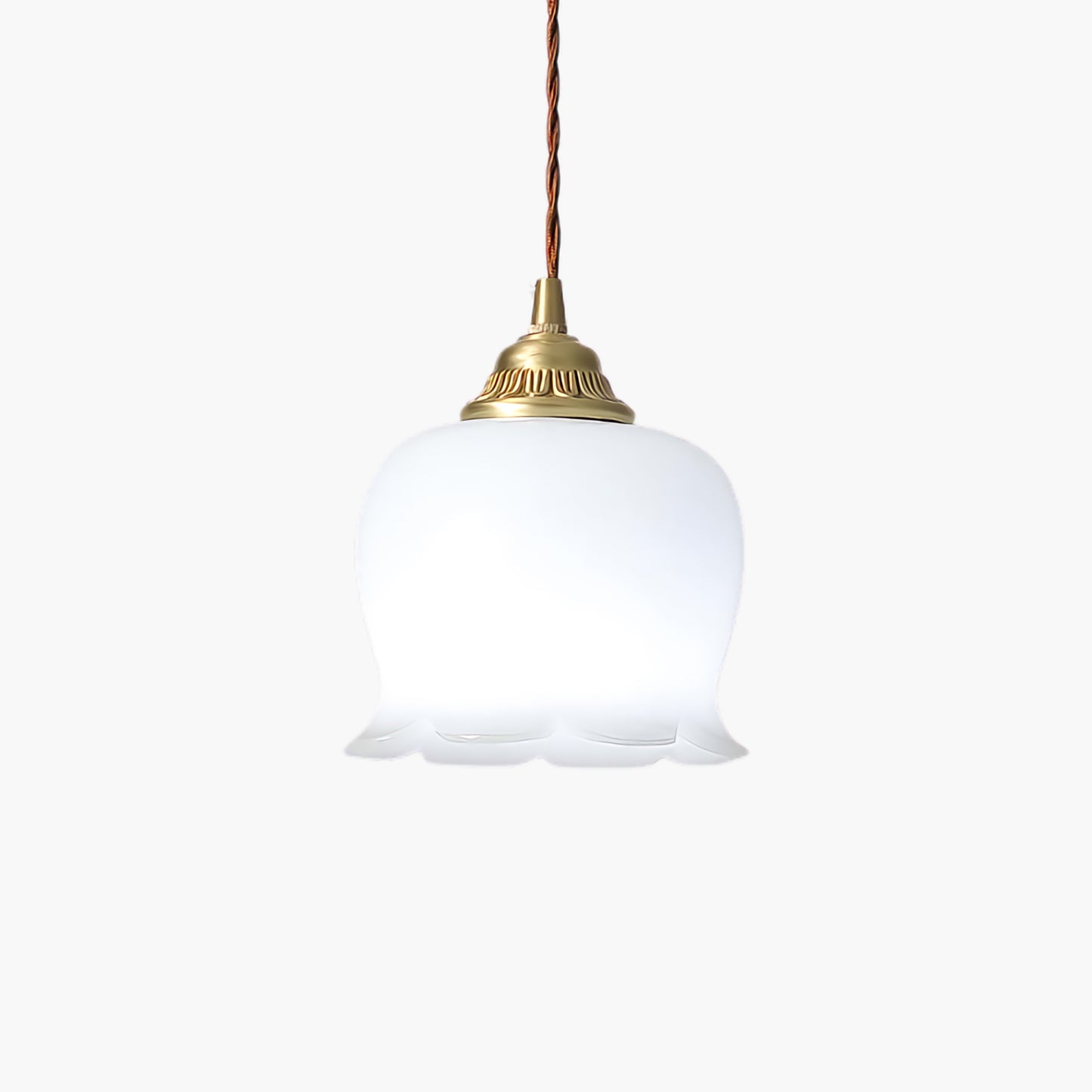 Valley flower Classic Brass Pendant Lamp