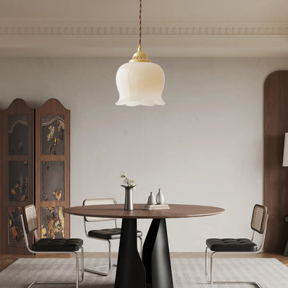 Valley flower Classic Brass Pendant Lamp