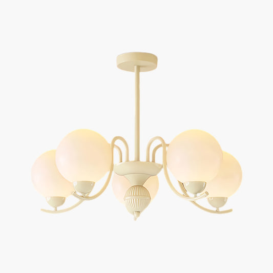 Vanilla Ball Minimalist Crystal Chandelier