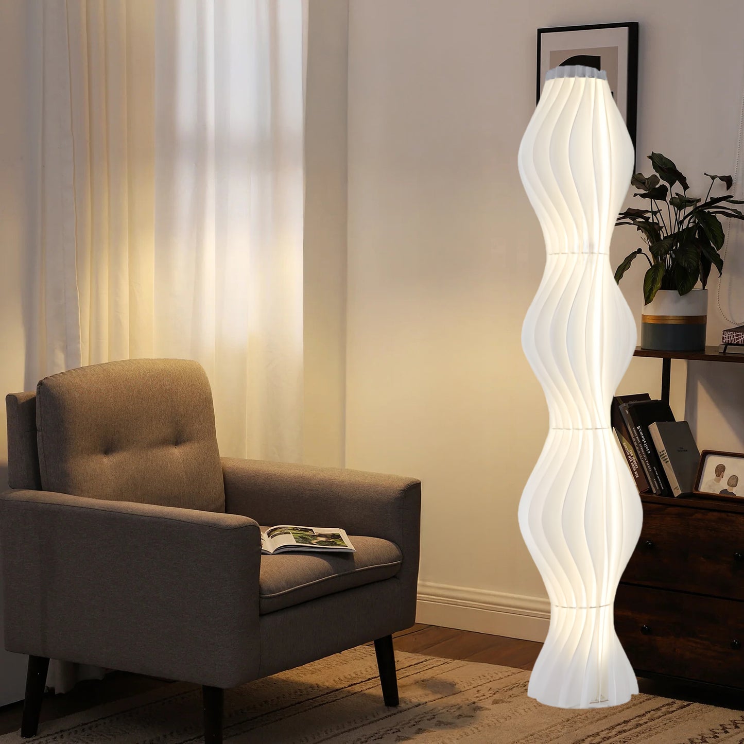 Vapor Modern Metal Floor Lamp