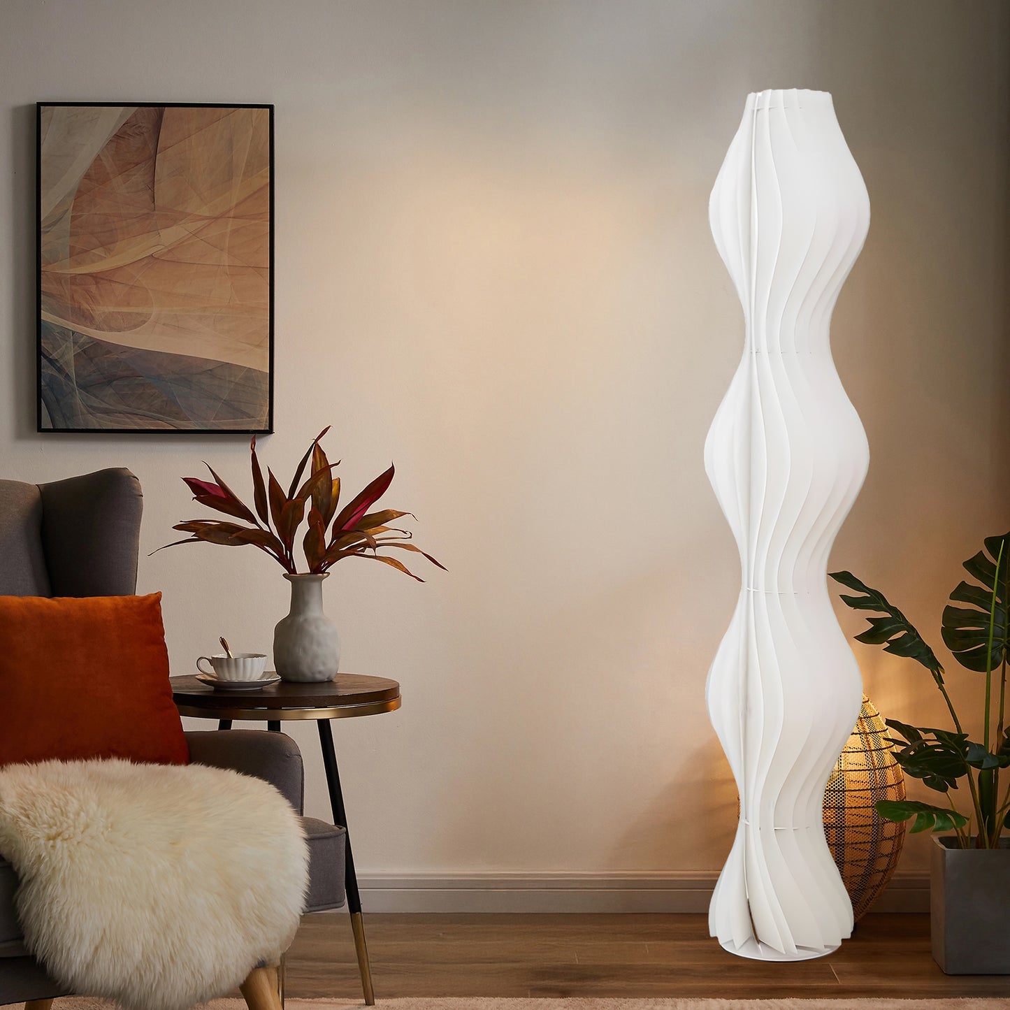 Vapor Modern Metal Floor Lamp