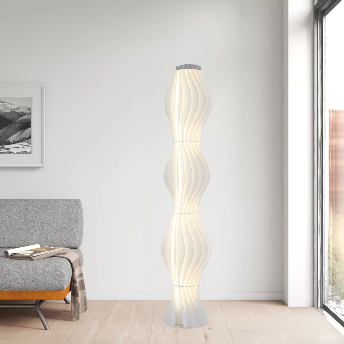 Vapor Modern Metal Floor Lamp