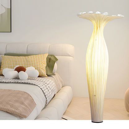 Vase Fabric Modern Metal Floor Lamp