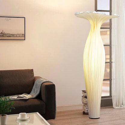 Vase Fabric Modern Metal Floor Lamp