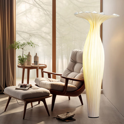 Vase Fabric Modern Metal Floor Lamp