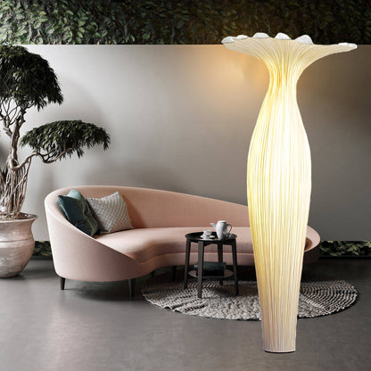 Vase Fabric Modern Metal Floor Lamp