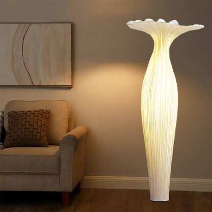 Vase Fabric Modern Metal Floor Lamp