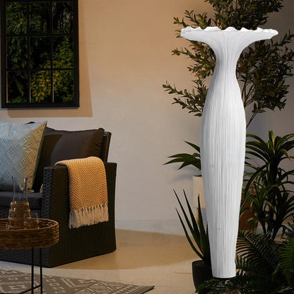 Vase Fabric Modern Metal Floor Lamp