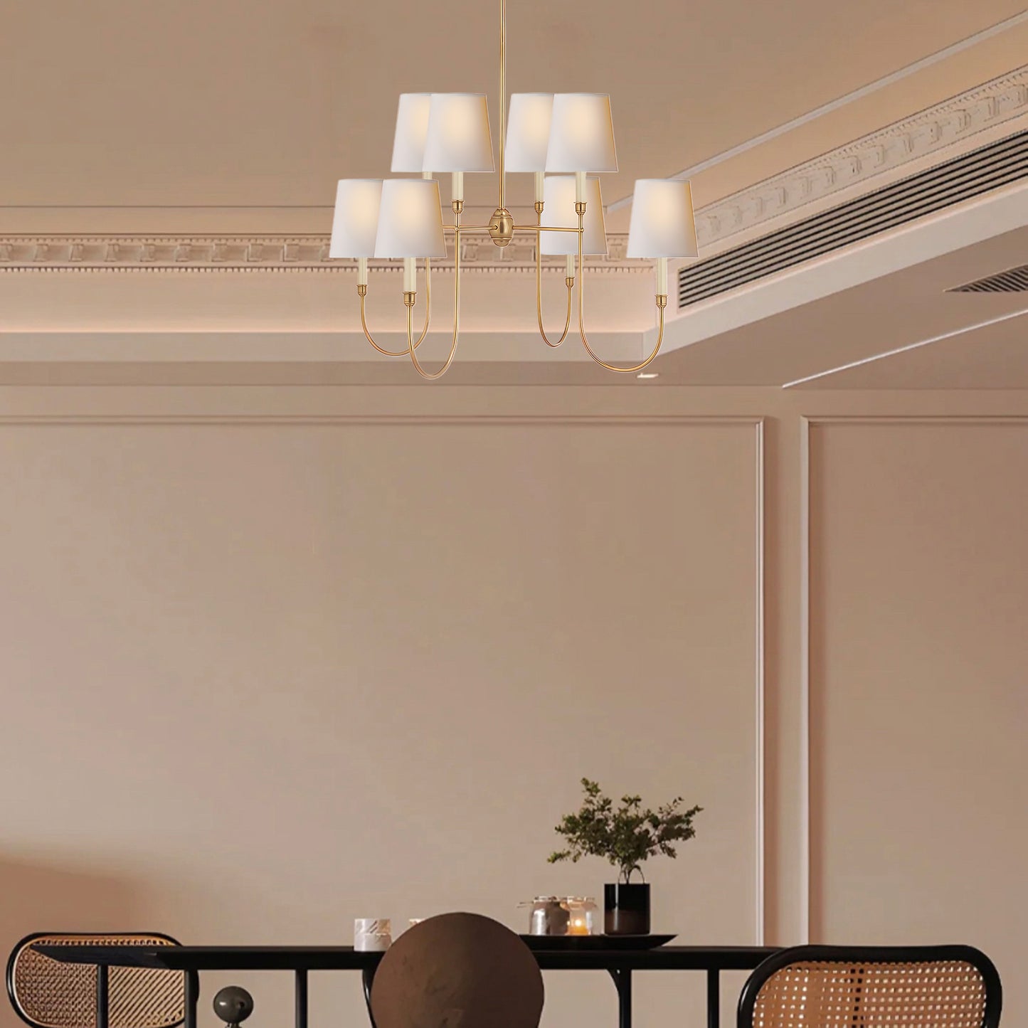 Vendome Luxury Metal Chandelier