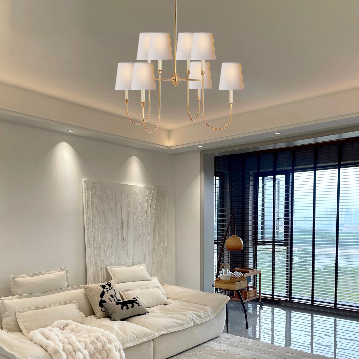 Vendome Luxury Metal Chandelier