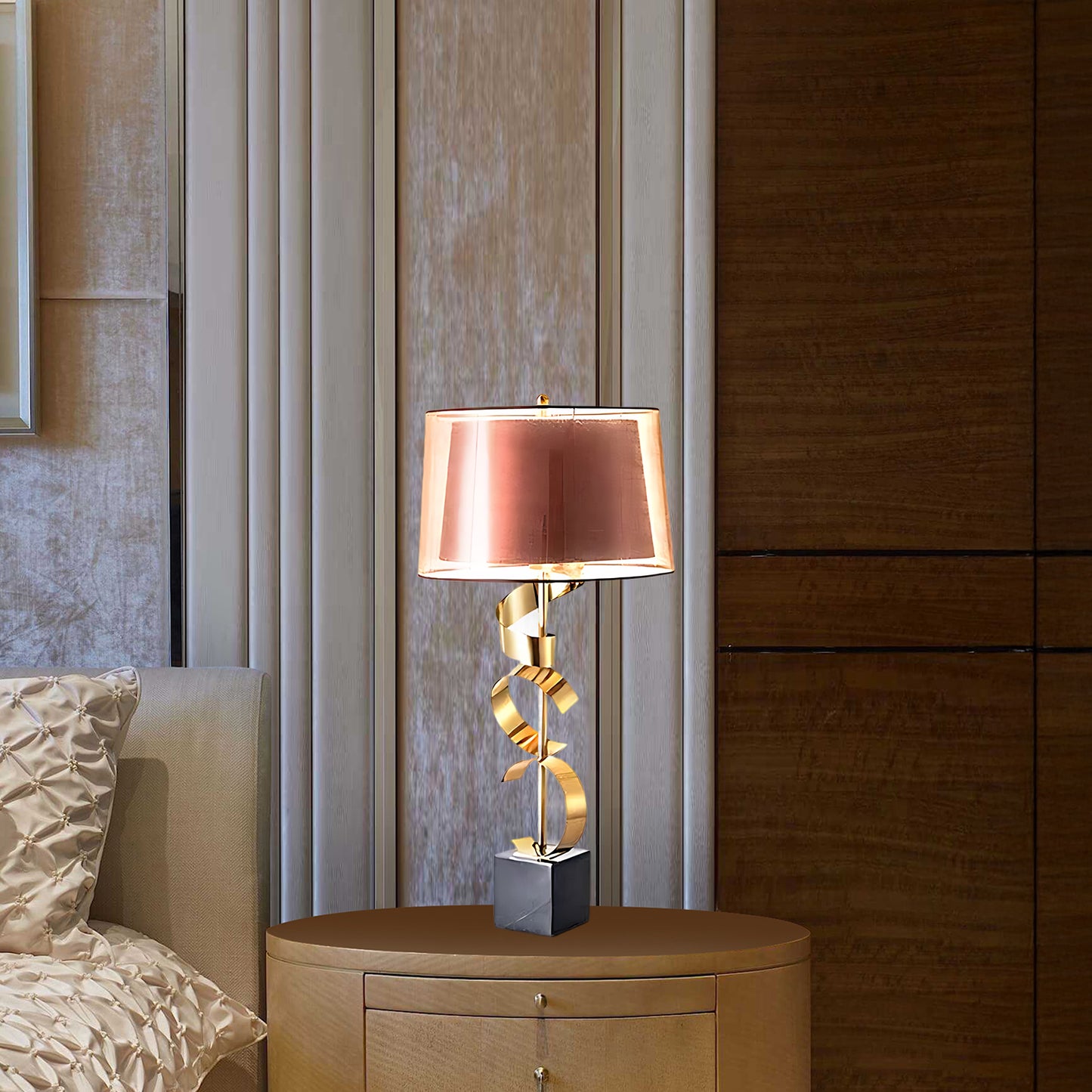 Vero Eclectic Metal Table Lamp