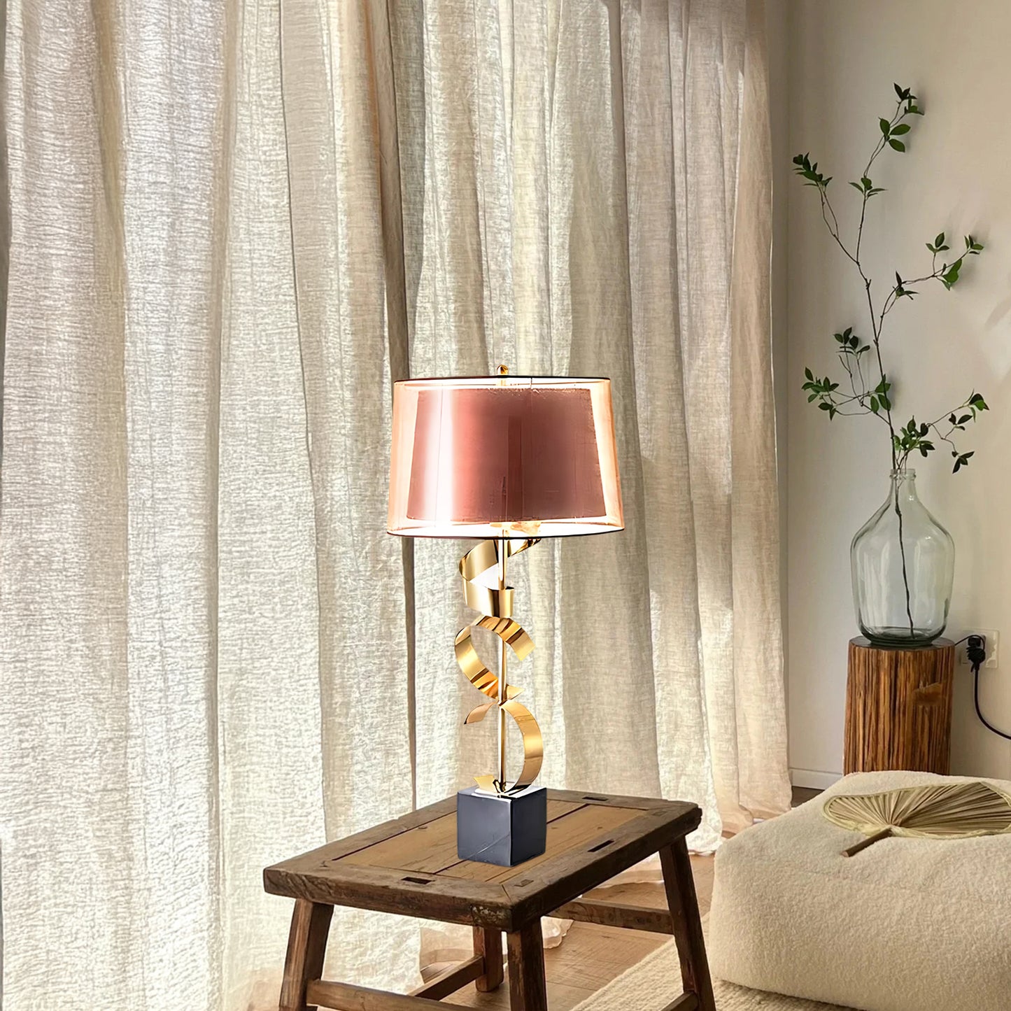 Vero Eclectic Metal Table Lamp