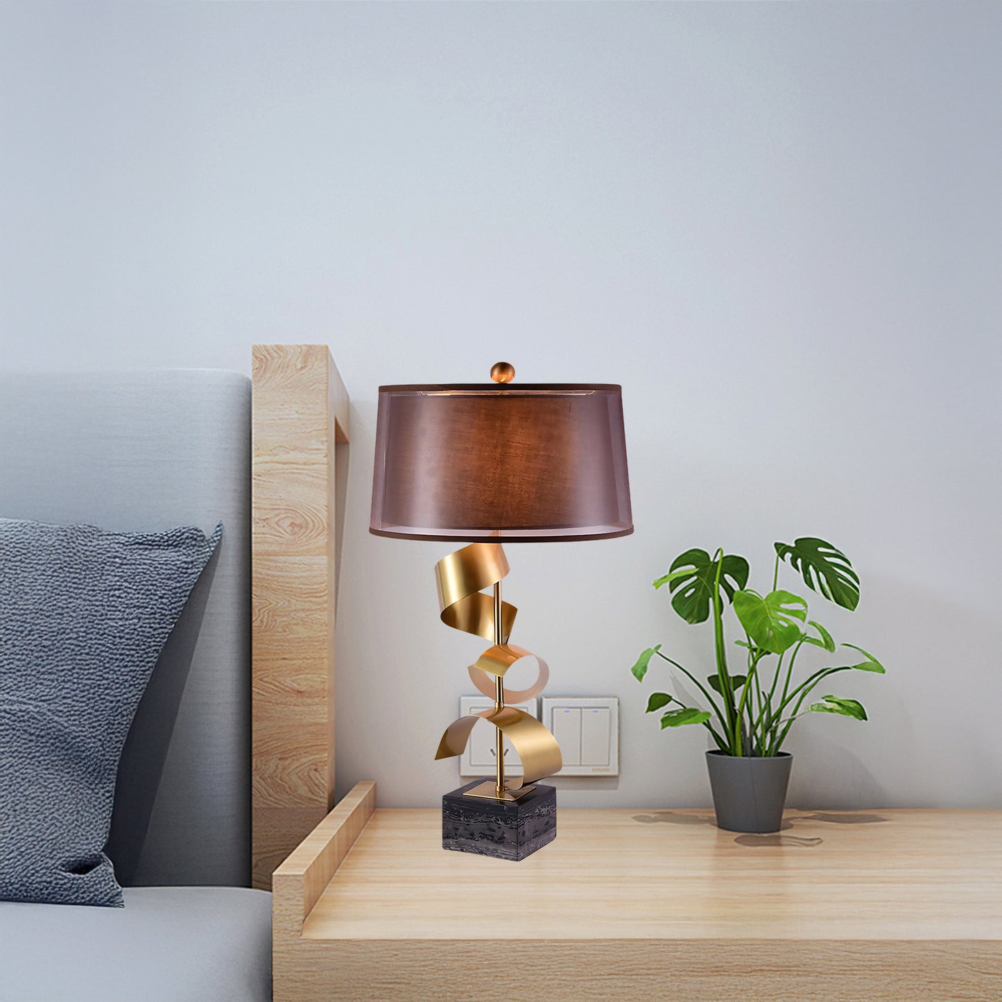 Vero Eclectic Metal Table Lamp