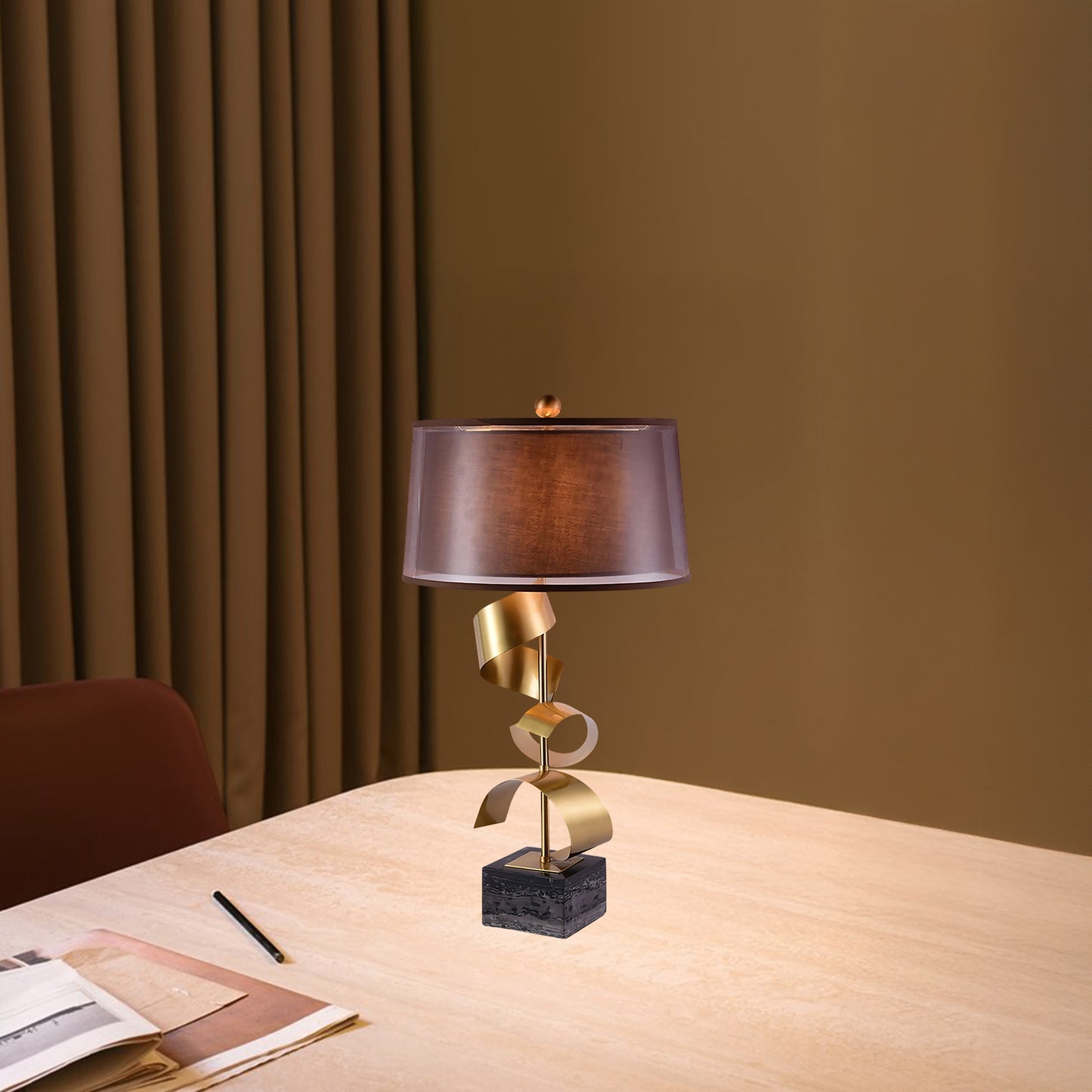 Vero Eclectic Metal Table Lamp