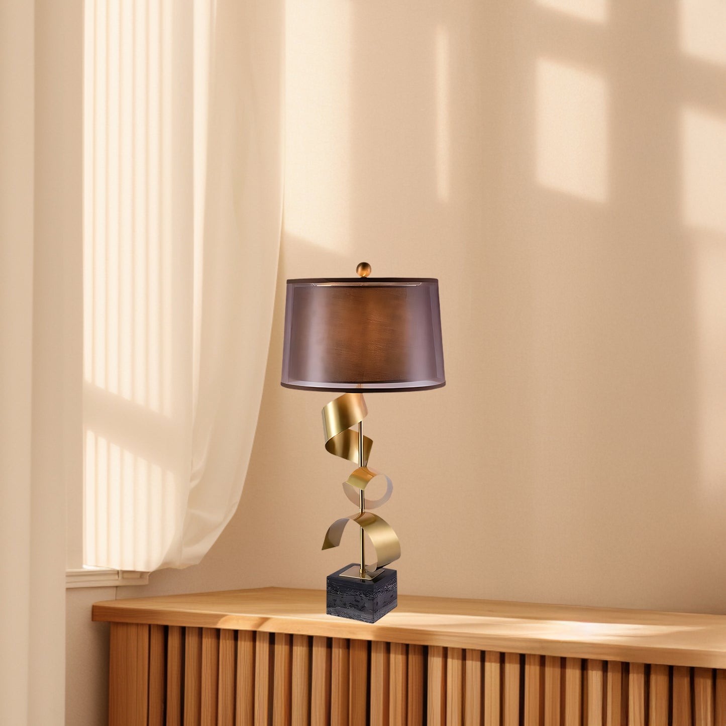 Vero Eclectic Metal Table Lamp