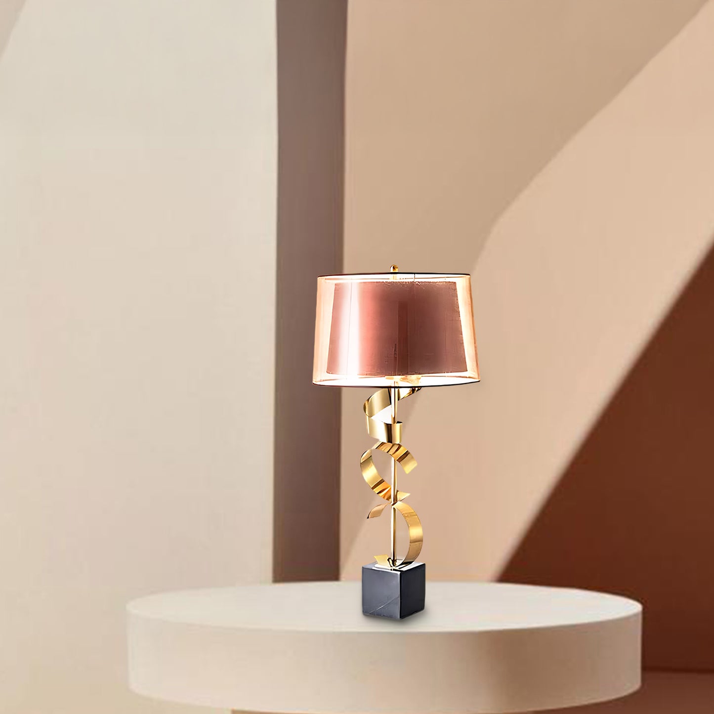 Vero Eclectic Metal Table Lamp