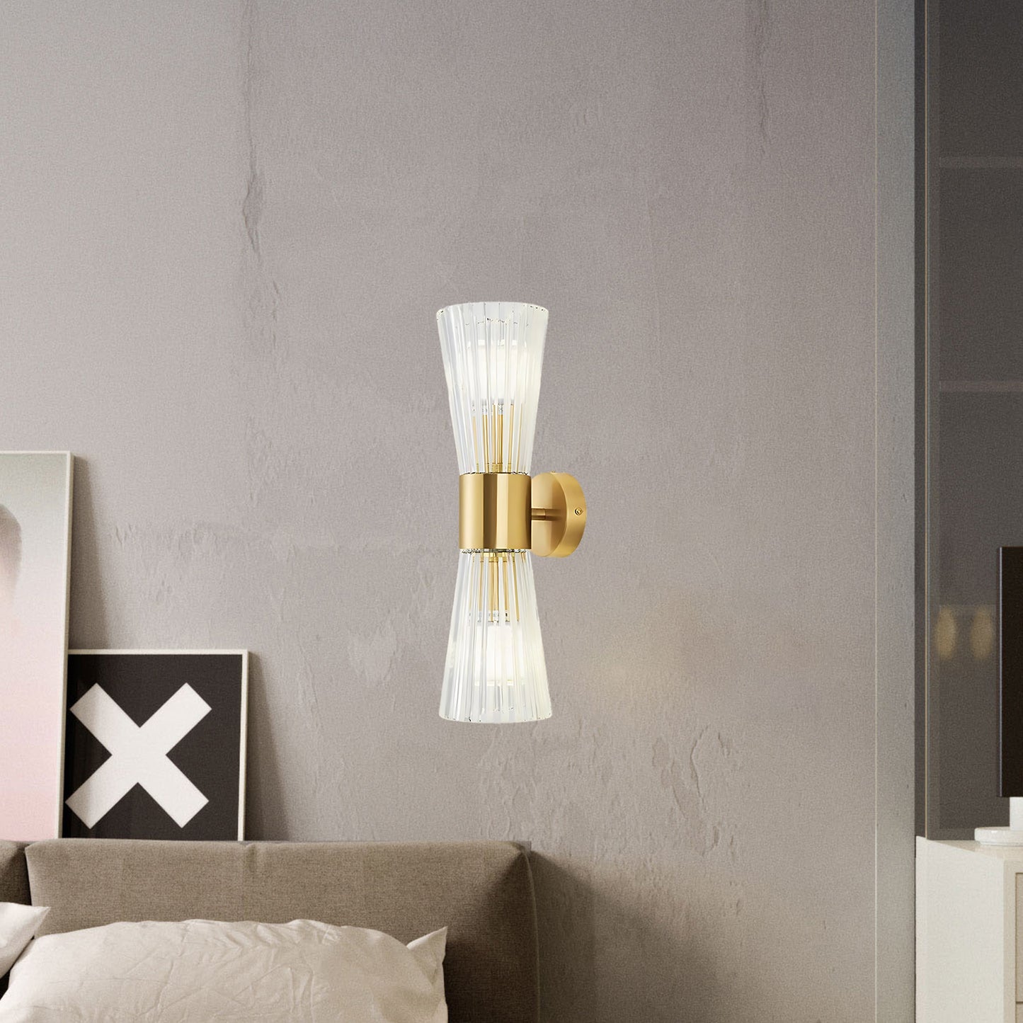 Vesta Eclectic Metal Wall Lamp