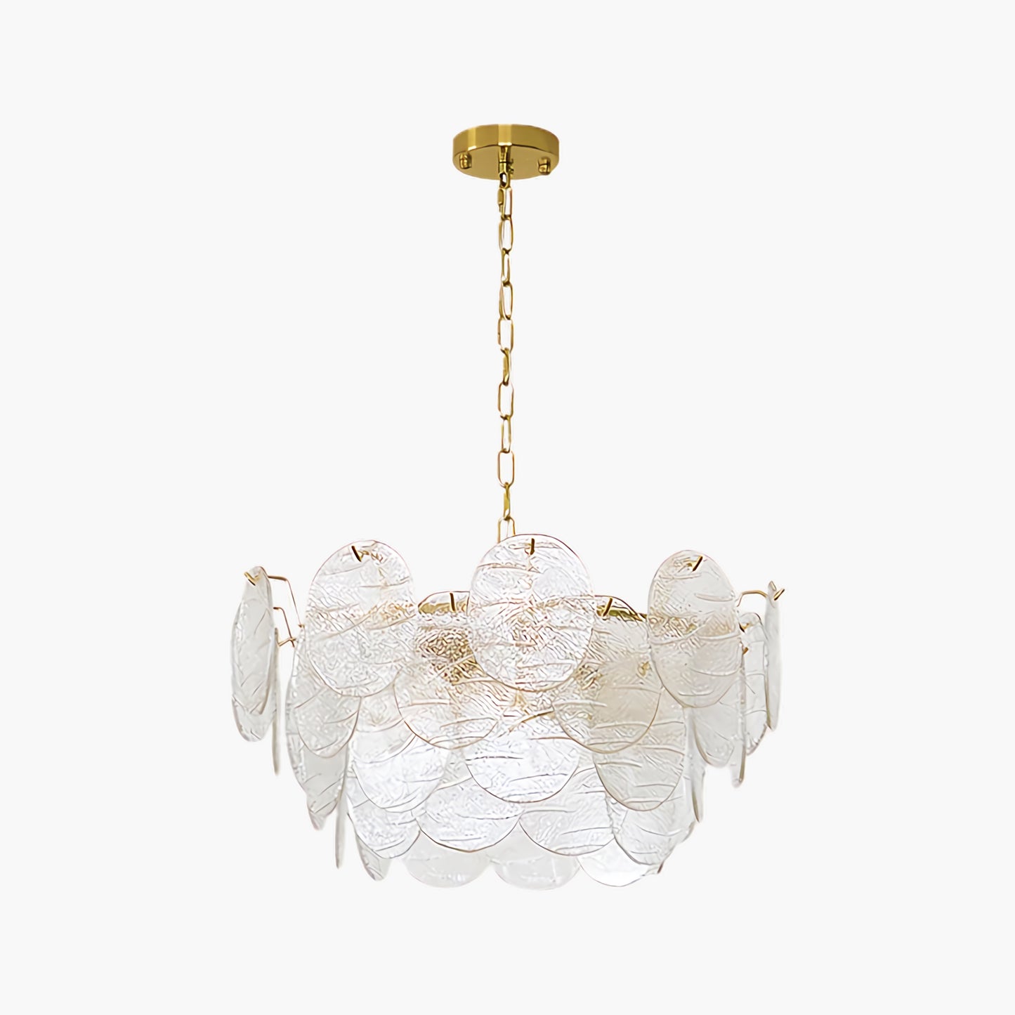 Victorian Disc Eclectic Crystal Chandelier