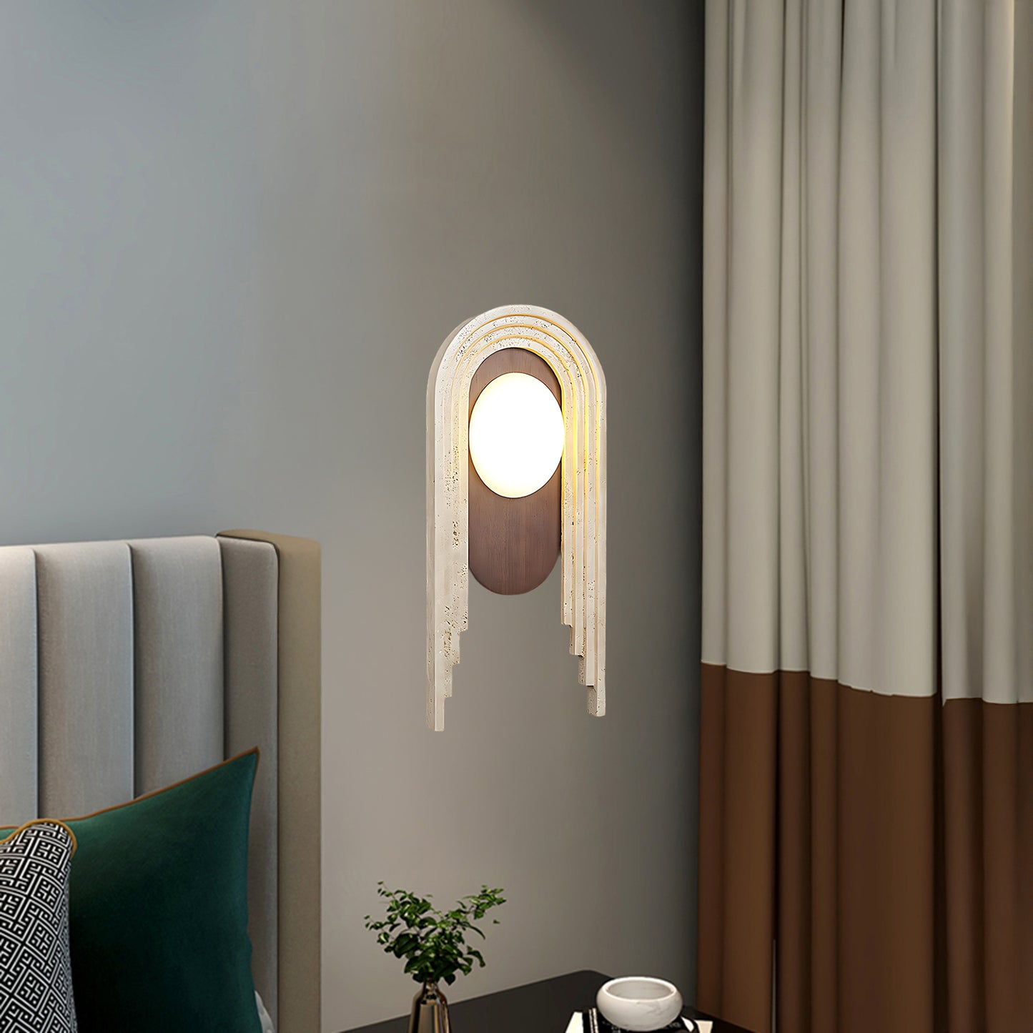 Vima Minimalist Crystal Wall Light