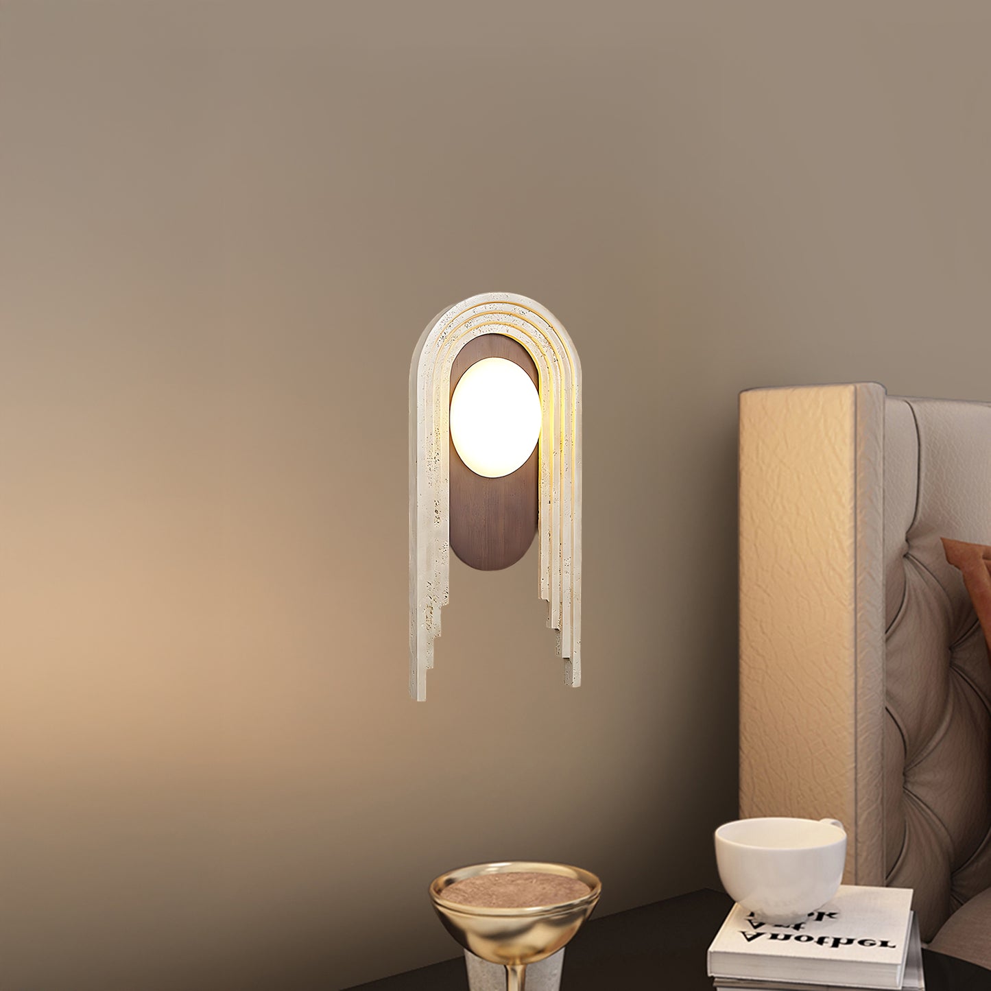 Vima Minimalist Crystal Wall Light