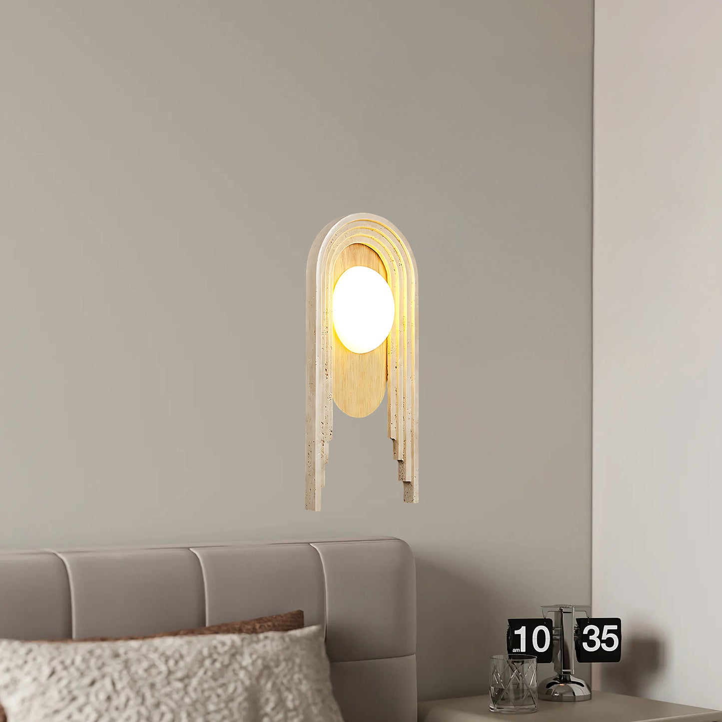 Vima Minimalist Crystal Wall Light